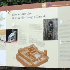 Infotafel Römische Villa & Wasserleitung